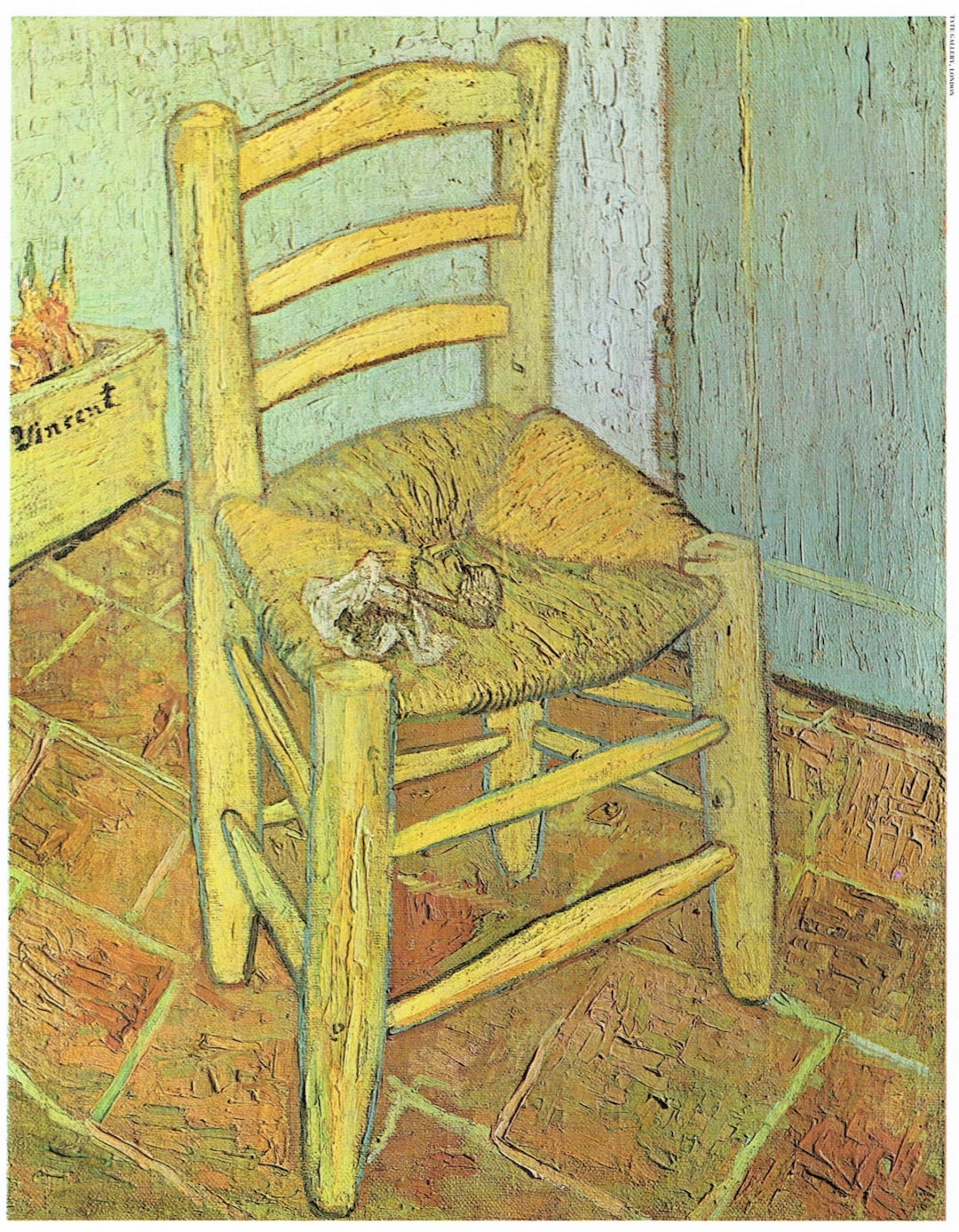 Van Gogh Print, Van Gogh's Chair, Desolation Art, Vincent Van Gogh Art