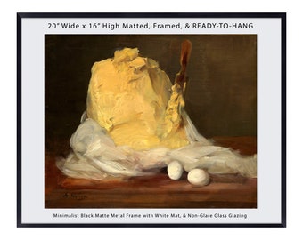 Antoine Vollon, Mound of Butter, Art Print, Still Life Art, Butter Art, Butter Gift, Butter is Better, Butter Lover, Butter Love, Butter Luv