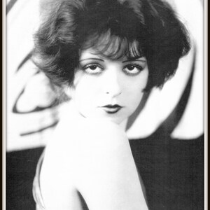 The It Girl Clara Bow 1920s Hollywood Vintage Art Print | Etsy