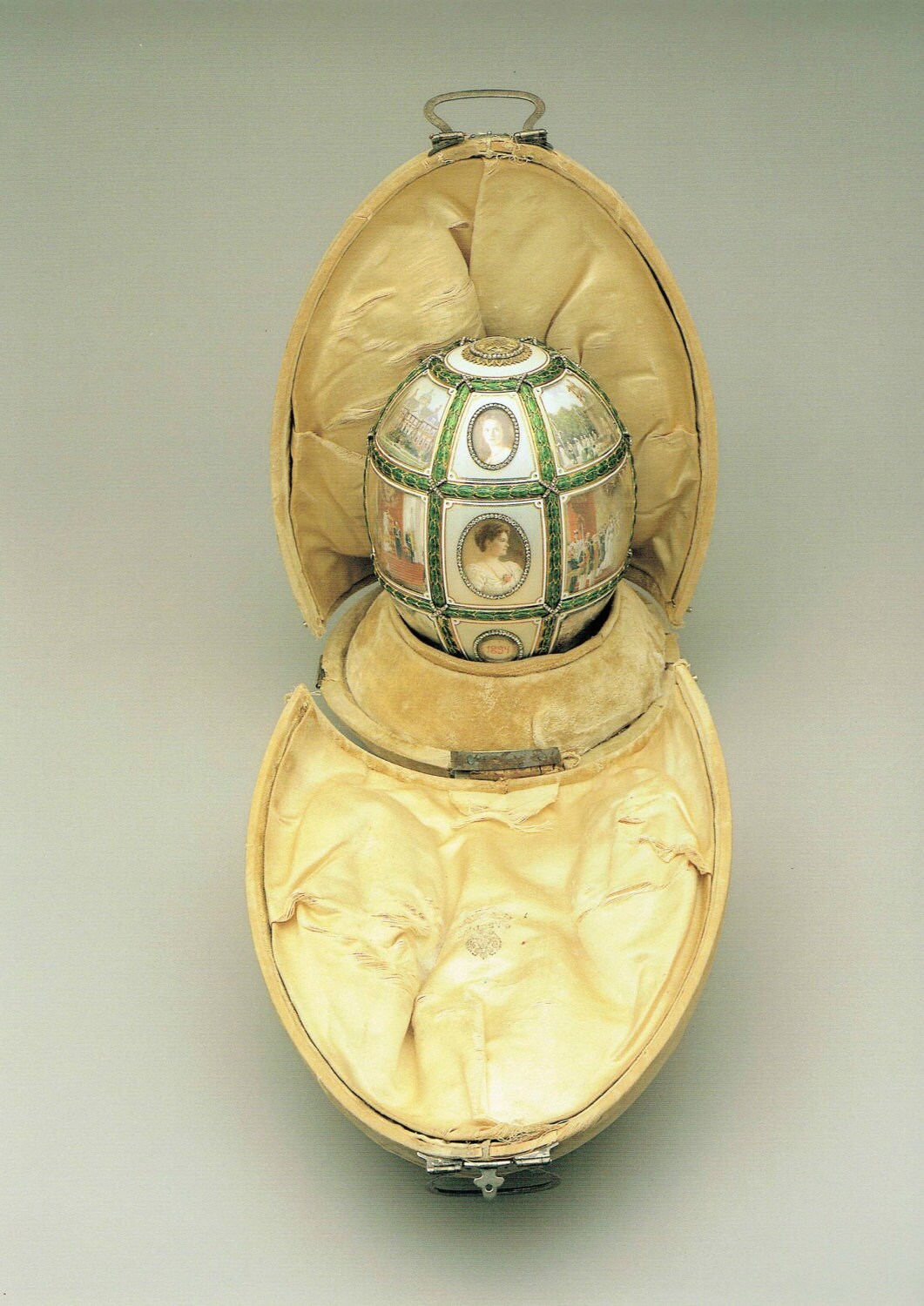 Faberge Print 15th Anniversary Egg In Packing Case Carl Etsy