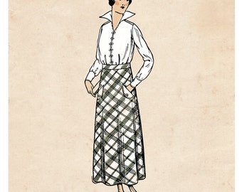 Art Deco Print, Flapper Art, Couture, Fashion Illustration, 1920s Dress, 20s Dress, Vintage Deco Print, Vintage Art, Vintage Illustration
