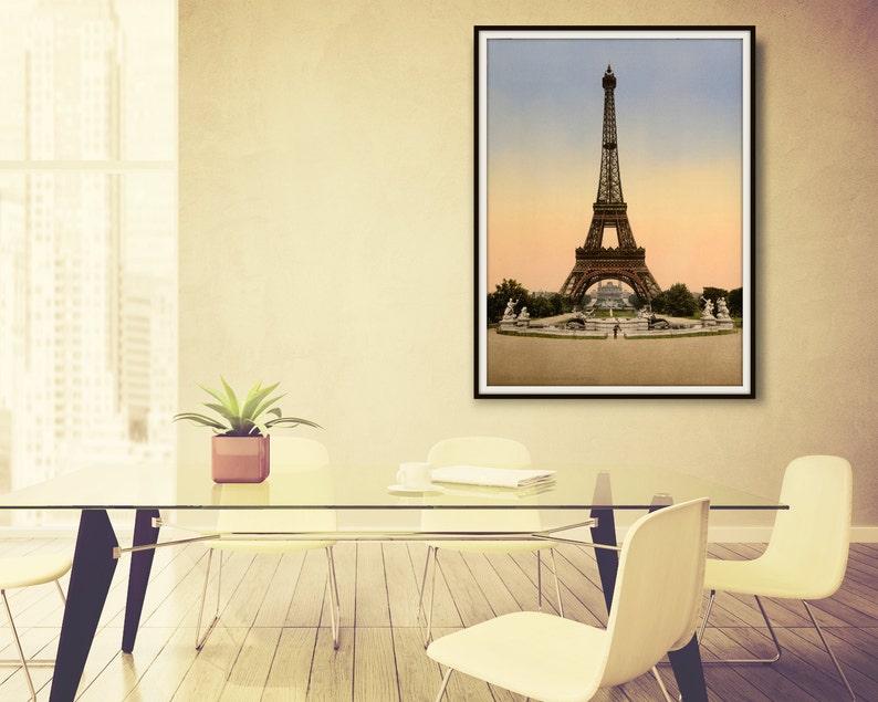 Eiffel Tower Giclee Print Paris Decor Art Print French | Etsy