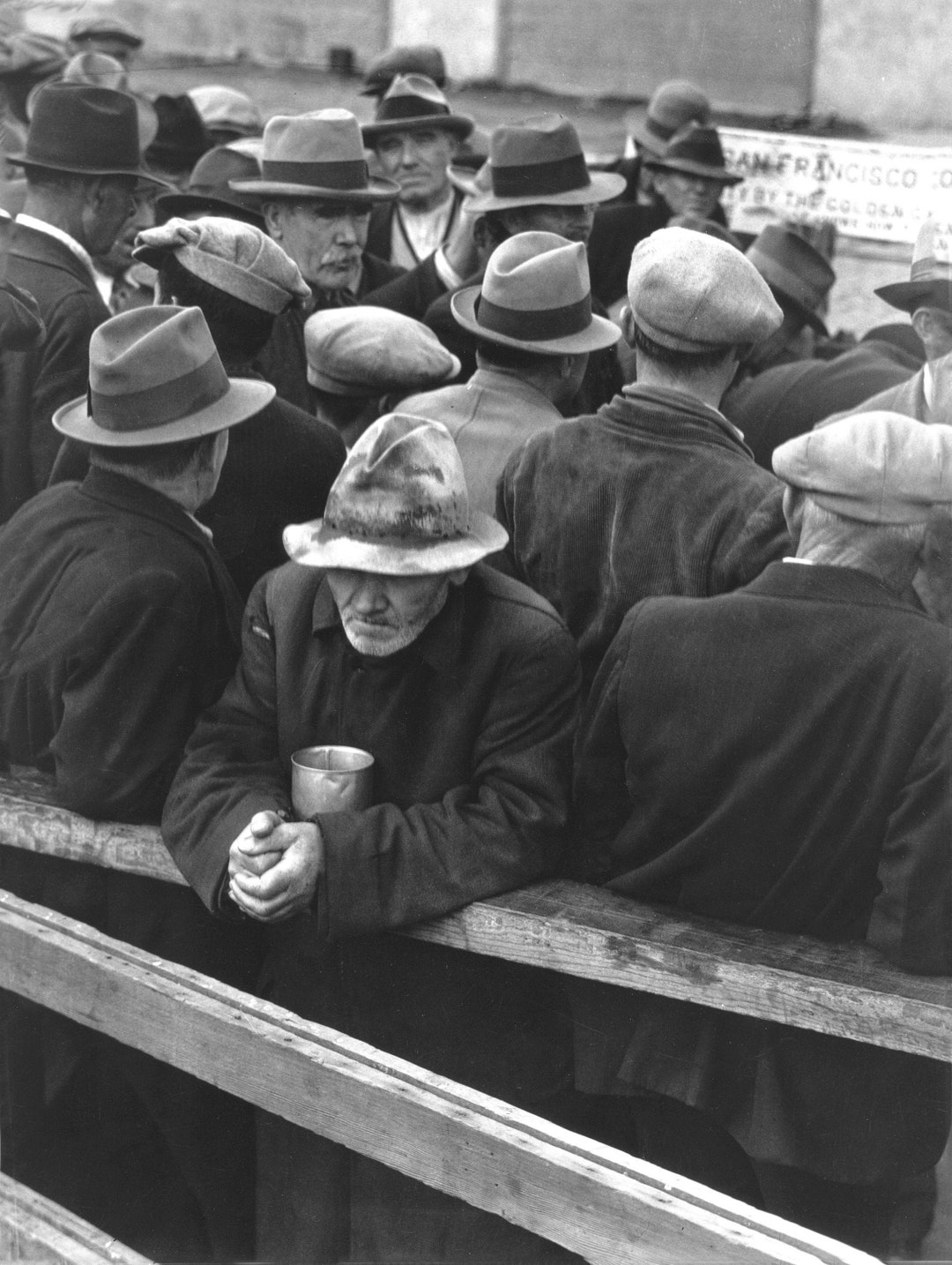 Dorothea Lange, White Angel Breadline, San Francisco, California, 1932