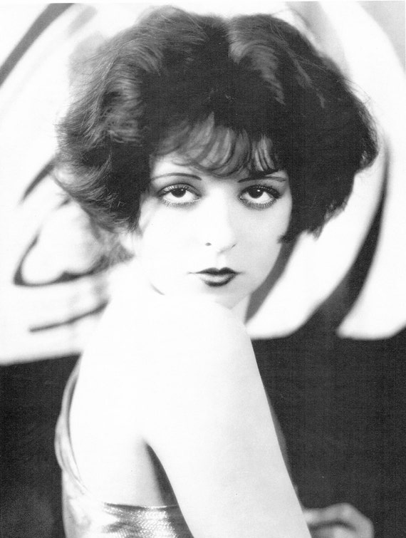 The It Girl Clara Bow 1920s Hollywood Vintage Art Print Etsy