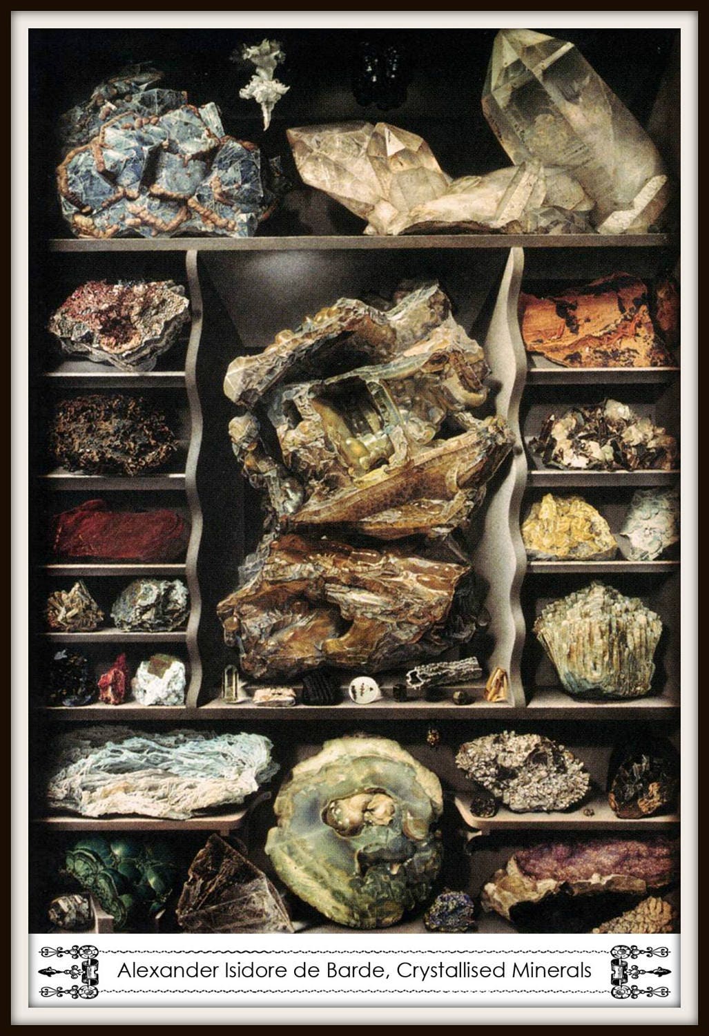 Louvre Museum, Rocks and Minerals, Fine Art Print, Museum Louvre, Art ...