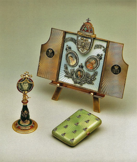 faberge cigarette case for sale Faberge Triptych Print, Bee Cigarette Case Print, Cupid Frame, Russian  Royalty, Carl Faberge, Russian Art, Giclee Fine Art Print