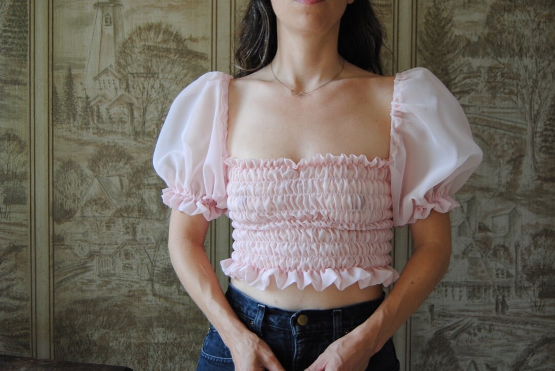yellow milkmaid top