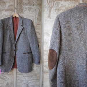 1960s Harris Tweed Professor Jacket 