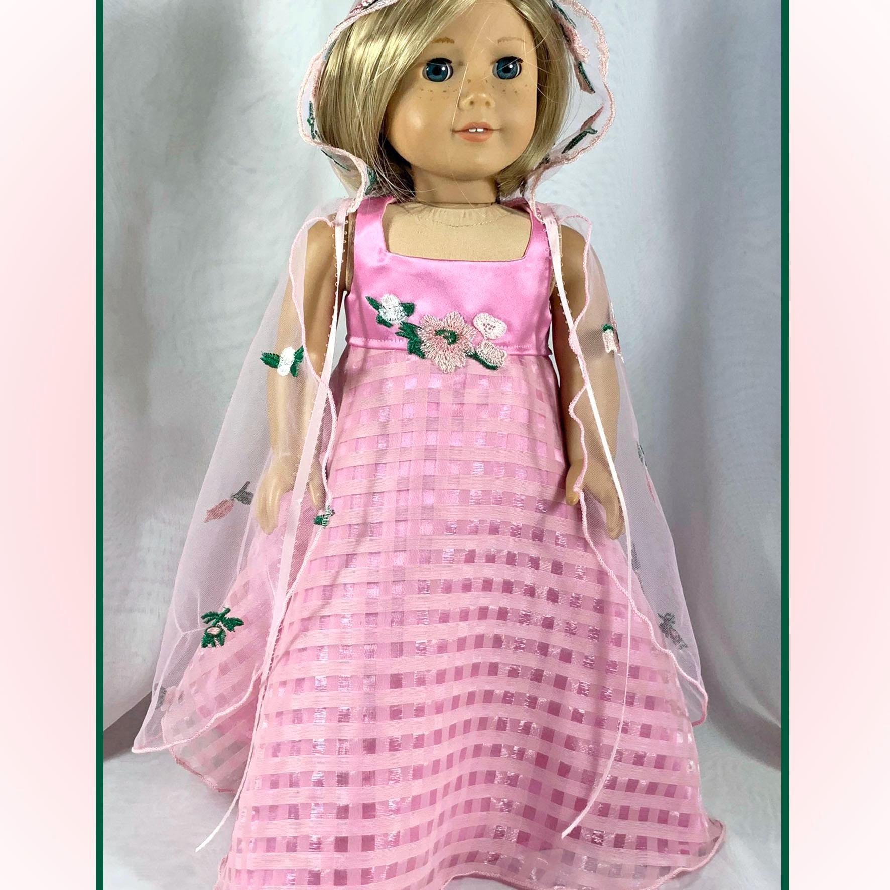 Vesto invernale natalizio per bambola American Girl da 16-18 pollici