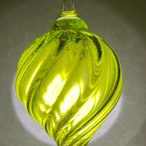 Blown Glass Optic Ornaments image 5