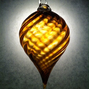 Blown Glass Optic Ornaments image 3