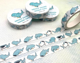 OFERTA - Cinta adhesiva decorativa con diseño de tiburón ballena