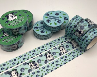 Cintas washi de vaca arándano