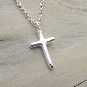 Silver cross &quot;Franzi&quot;, cross made of silver, gift for communion, confirmation, confirmation
