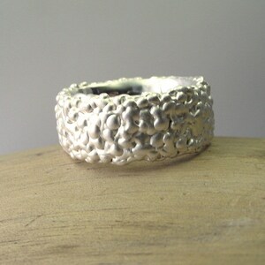 silver band Dots XL sterling silver ring image 2