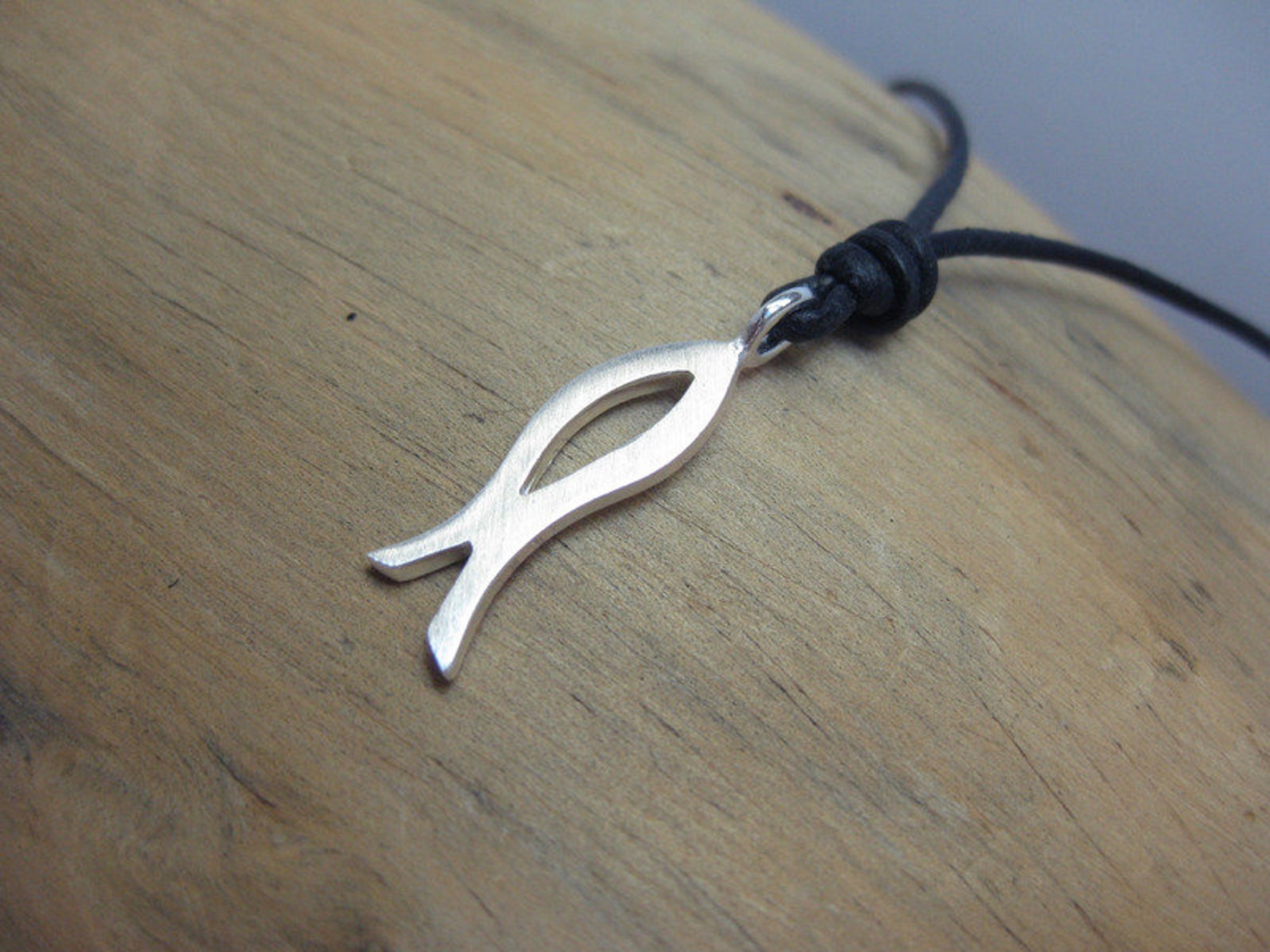 Ichthys M Fisch Anhänger Silber 925 christliches - Etsy.de