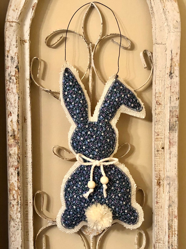 Easter Bunny Wall Decor Farmhouse cottage Core Door Bunny Etsy
