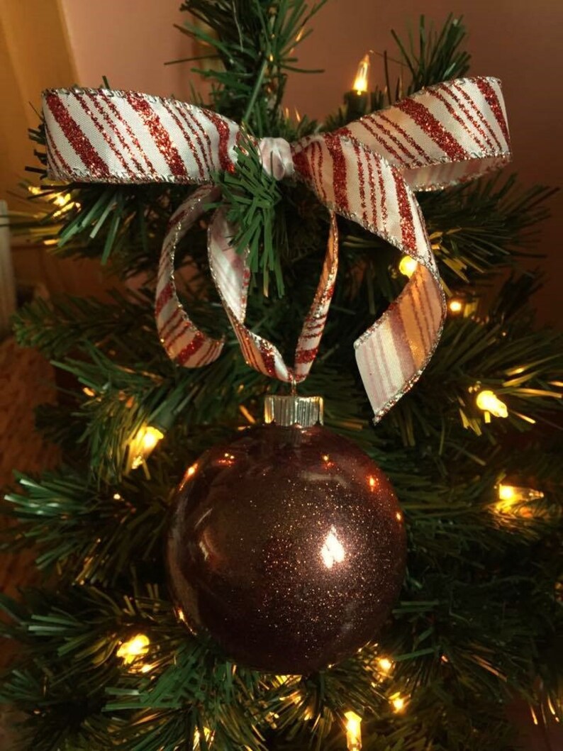 Teacher Christmas Gifts Glitter Ornaments Christmas Tree Etsy