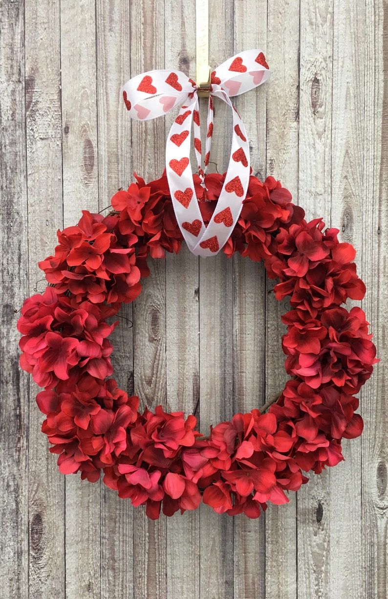 Valentines Door Decor Valentines Day Wreath Valentine Etsy