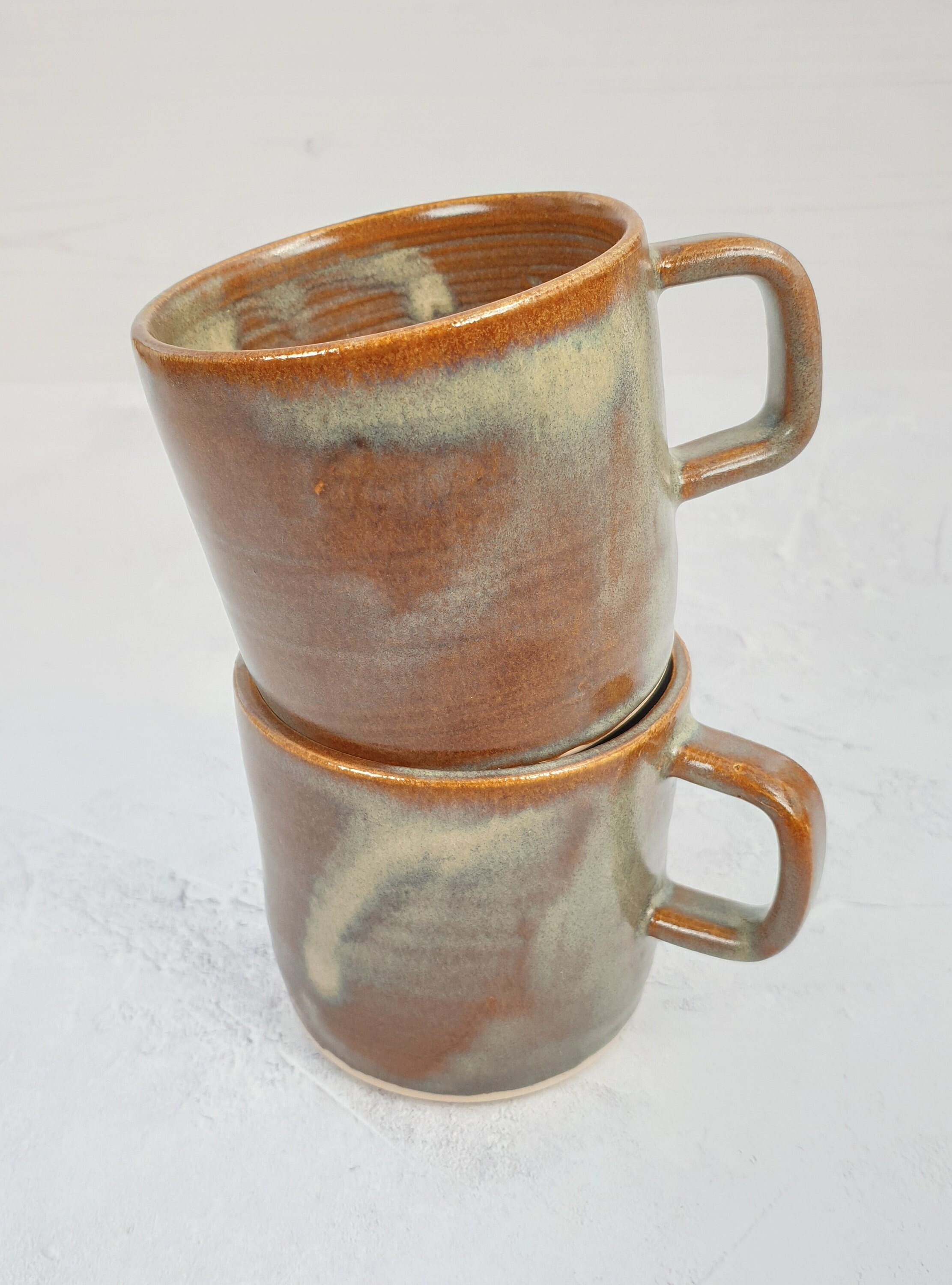 Small Bronze Cappuccino Cups Small Coffee Mugs Set of Mugs