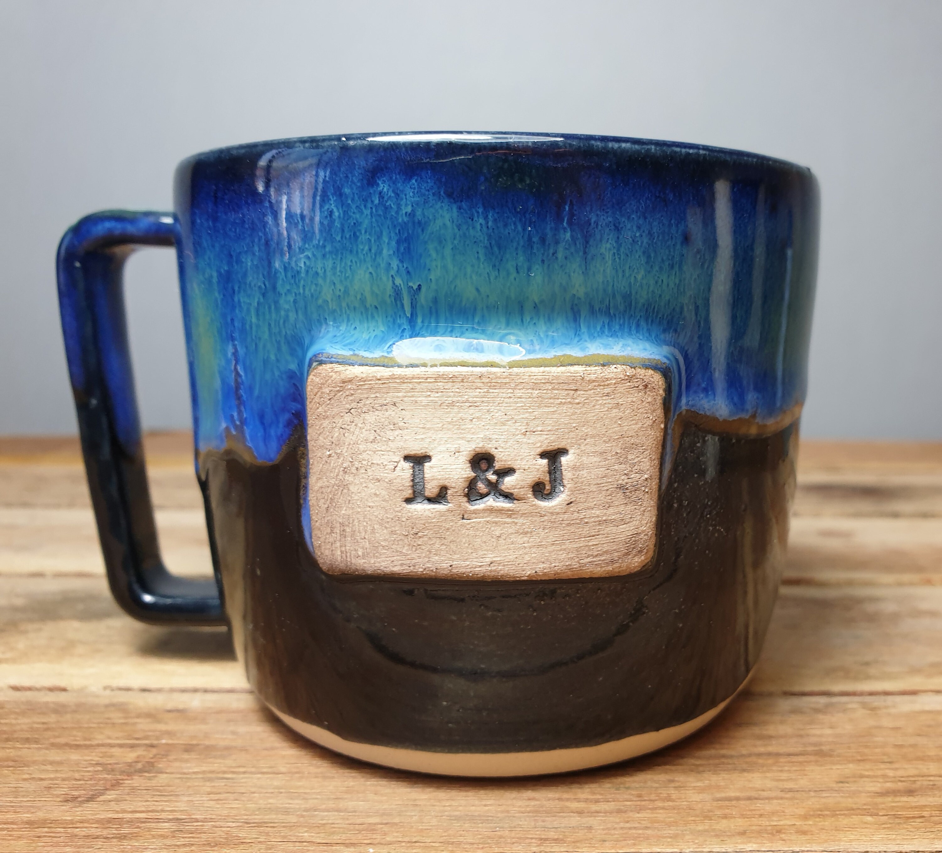 Stoneware Coffee Mugs Personal Mug Custom Name Mug Couples Etsy