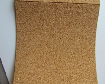 110 Count - Corcho autoadhesivo de 4" x 4" para posavasos - Para madera, piedra y baldosas de cerámica.