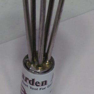 Garden Bed Soil Aeration Tool - (No Pole Included)  - Lawn Aerating - Plant Soil Aerating Device - Stainless Steel Lawn Aerator