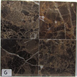 Posavasos pulidos de mármol oscuro Emperado - Piedra lisa - Juego de 4 (Compra 2 juegos y llévate 1 gratis) Juego de posavasos, cerámica, personalizados, posavasos, mármol