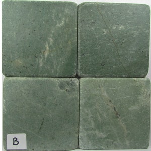 Tile Coasters - Plain Stone - Set of 4   (Buy 2 Sets - Get 1 Set Free) Coaster Set, Ceramic, Personalized, Coasters, Marble