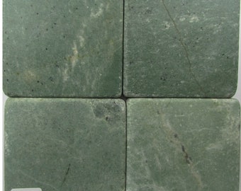 Tile Coasters - Plain Stone - Set of 4   (Buy 2 Sets - Get 1 Set Free) Coaster Set, Ceramic, Personalized, Coasters, Marble