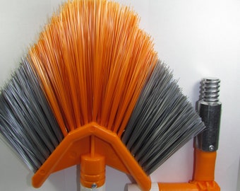 2 Cobweb Duster Brush & Pole Angle Adapter  (Purchase 3 Orders Get 1 Order Free)   Standard acme threads will fit all acme threaded poles.