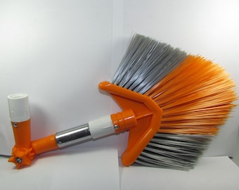 2 Cobweb Duster Brush & Pole Angle Adapter  (Purchase 3 Orders Get 1 Order Free)   Standard acme threads will fit all acme threaded poles.