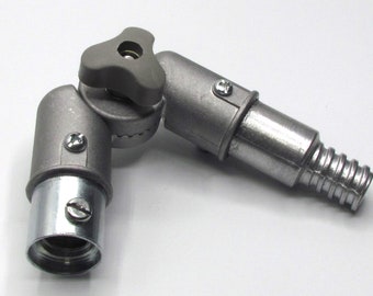 Metall Winkel Adapter - USA Acme zu Acme Gewinde. Passend für alle gängigen Gewindestangen. Verfügbar für den Wiederverkauf mit Display-Karte für Großbestellungen