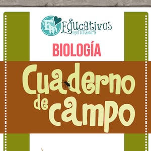 Cuaderno de campo imprimible para niños español imagen 1