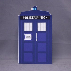 Salutation mec : Tardis - Carte