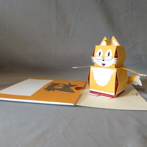 Pop-Up Dude : Tails The Fox - Carte