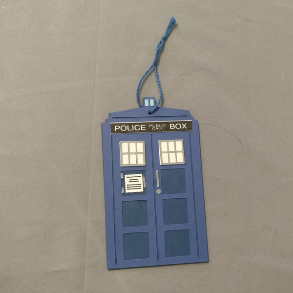 Tardis Bookmark - Etsy