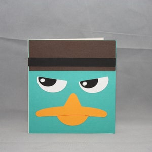 Greeting Dude : Perry l'ornithorynque - Carte
