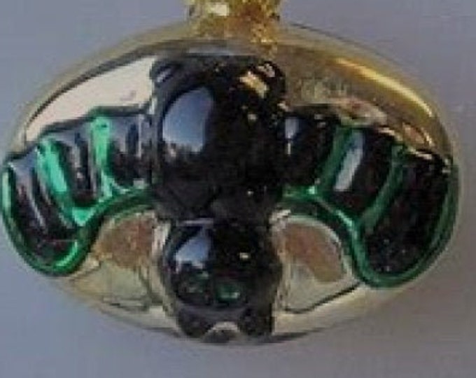 Hallmark HALLOWEEN Ornament BAT Vintage Blown Glass Etsy