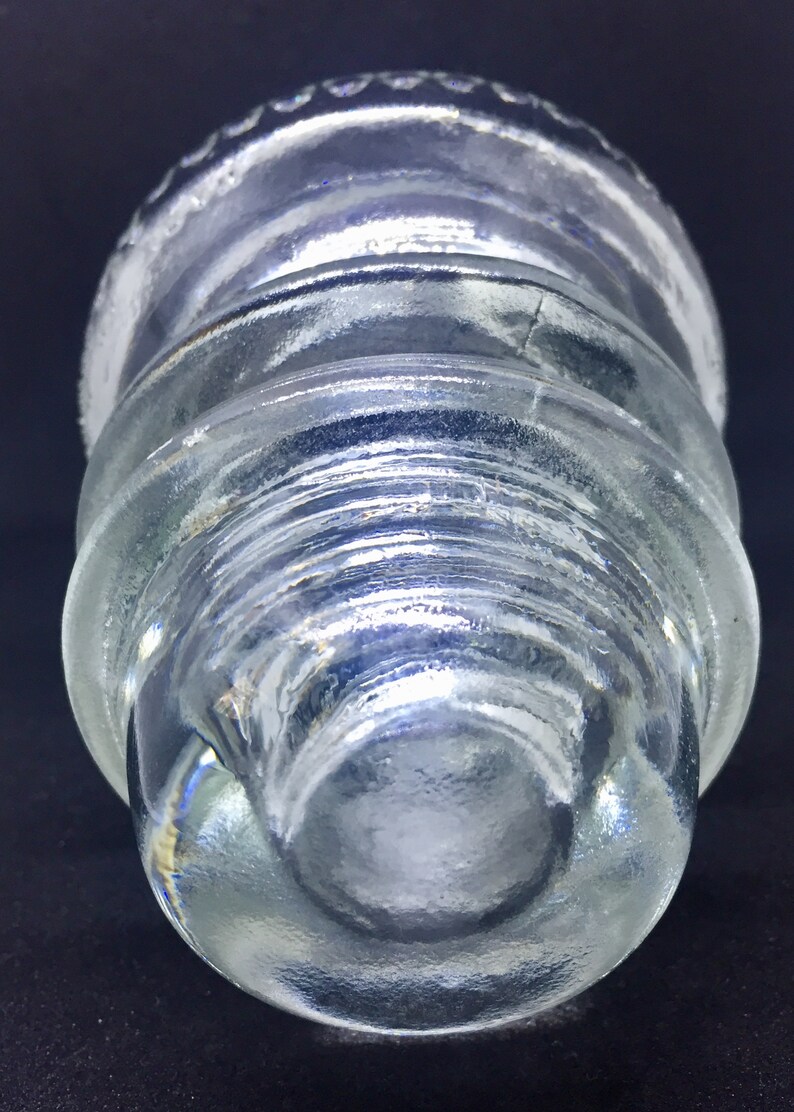 Insulator Glass HEMINGRAY 42 Clear Short Mold VARIANT Etsy