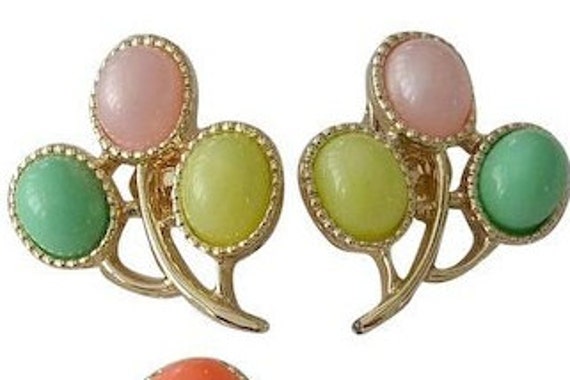 CANDY LAND Pin and Earrings, by Sarah Coventry, C… - image 3