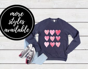 Heart | Love | Valentines Day Toddler Sweatshirt | Toddler Boy | Toddler Girl | 2T 3T 4T | Heart Shirt | V-Day | Valentines | Minimalist