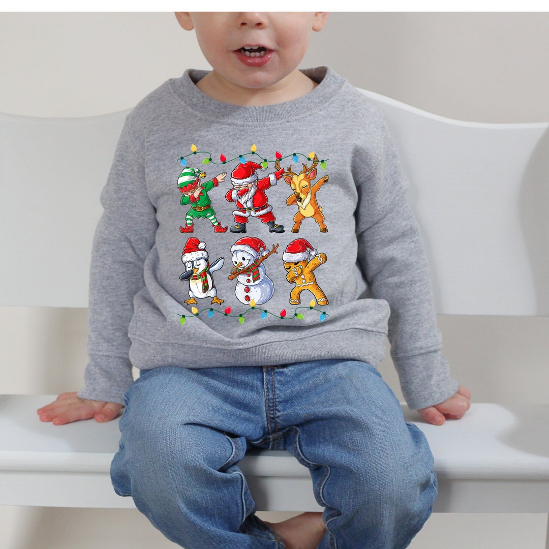 Funny Christmas Sweatshirt Kids Toddler Christmas Sweatshirt Etsy Funny Christmas Sweatshirt