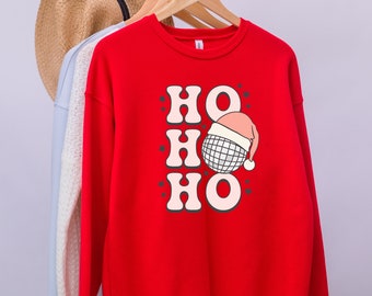 Retro Christmas sweatshirt, Retro Ho Ho Ho Christmas  sweatshirt, Women's holiday shirt, Women's graphic tee