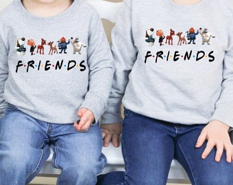 Friends Christmas Shirt, Kids Christmas Shirt, Matching Christmas Shirt, Matching Kids Shirt, Family Christmas Shirt, Christmas Matching Tee