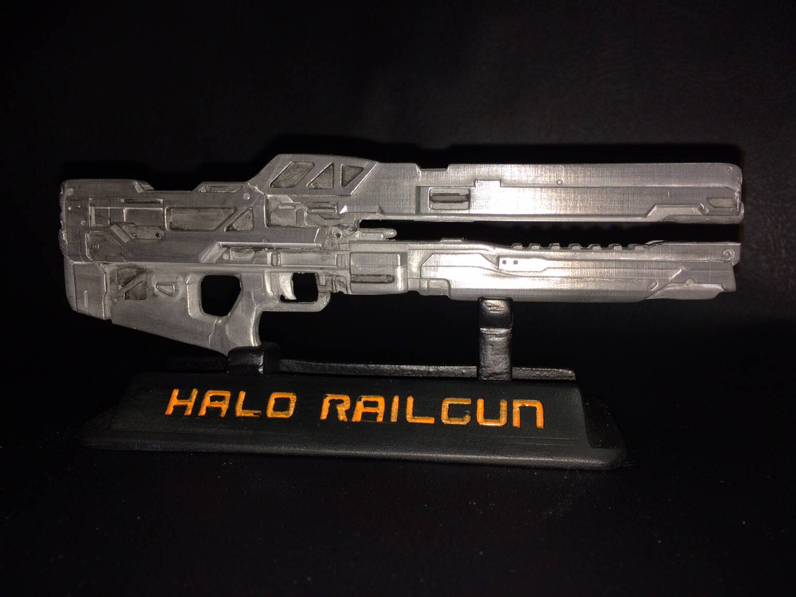 Halo Rail Gun Aluminum Cold Cast Etsy UK