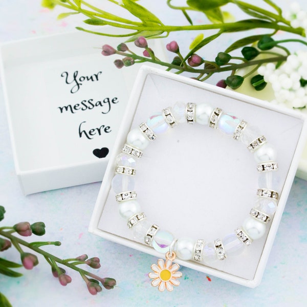 Flower Girl Bracelet Etsy UK