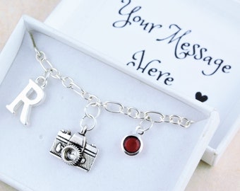Mix and Match Earrings Photographer Gift Birthstone Gift Birthstone Camera and Eye Earrings