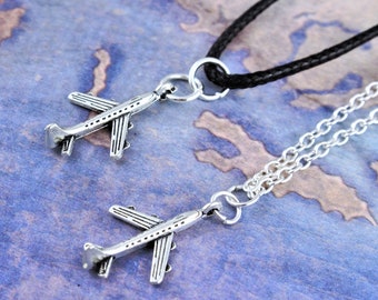 Plane Necklace, Airplane Jewellery, Aeroplane Necklace, Aircraft Jewelry, Travel Gifts