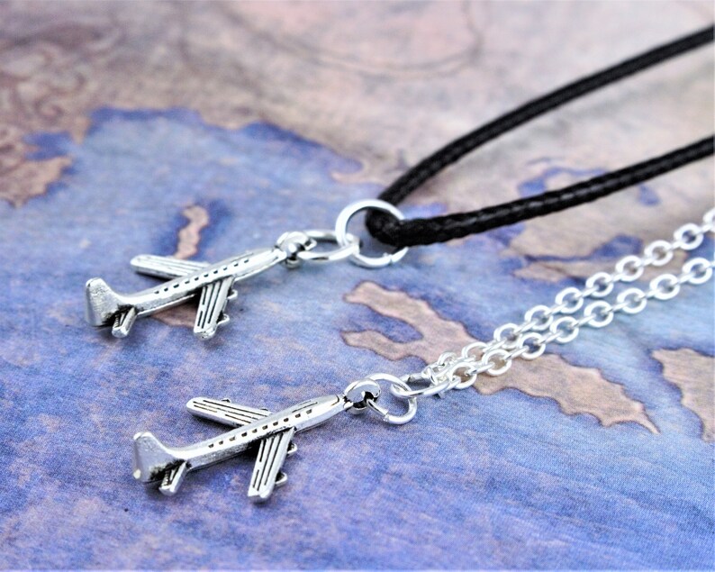 Plane Necklace, Airplane Jewellery, Aeroplane Necklace, Aircraft Jewelry, Travel Gifts image 4